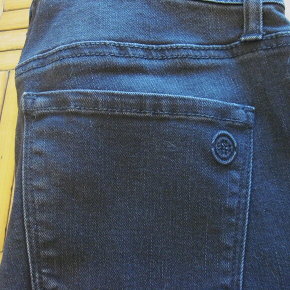 Max Studio Indigo High Rise Skinny Jeans in Black, Size 6 - Picture 4 of 5